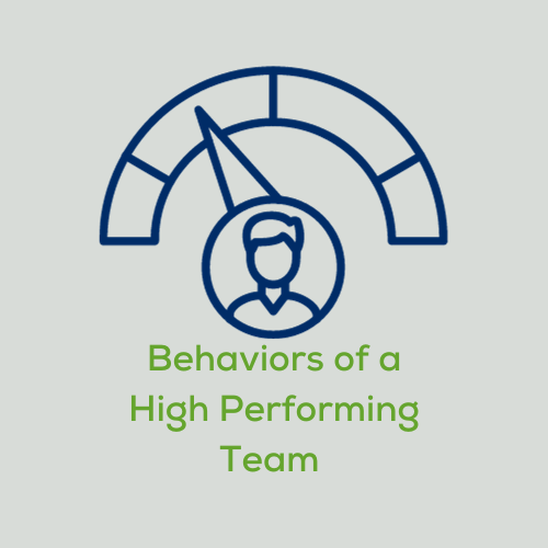 Behaviors of a High Performing Team
